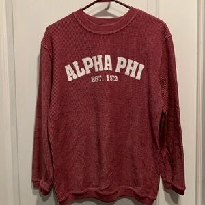 Pennant Sportswear Alpha Phi Crewneck Sweatshirt • Size Small